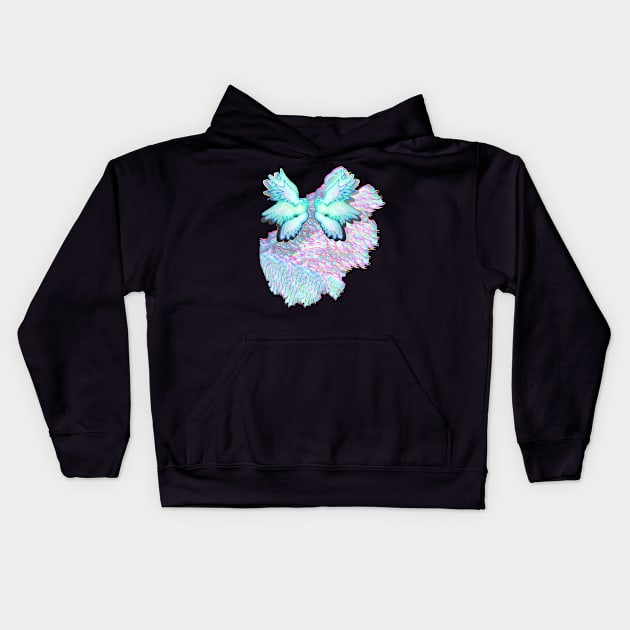 Seraphim wings v3 Kids Hoodie by KO-of-the-self